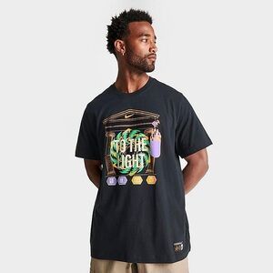 Nike Sportswear Festival Graphic‎ "To The Light" Black T-Shirt Mens Size L